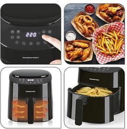 Heteluchtfriteuse 4,5L - 1400W met 8 Kookprogramma's voor Gezonde Bereidingen — thumbnail 2