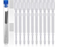 10 Stuks Vervangende Meetpennen en Reinigingsnaalden voor 3D Printer Bedleveling Sensoren