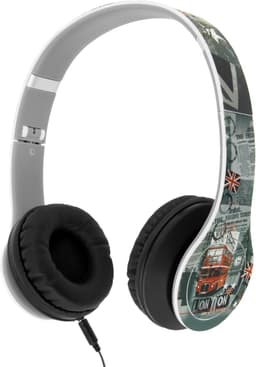Akashi, Headset Londen model - Audio + Microfoon, Zwart — thumbnail 1