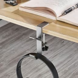 Verstelbare Koptelefoonhouder voor Tafel - 2 Stuks - Aluminium — thumbnail 2
