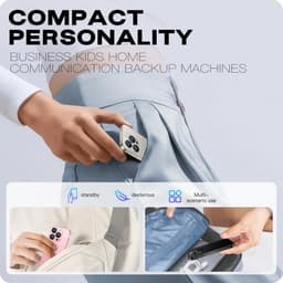 Compacte 3G Smartphone met Android 9.0 - 3.0 Inch Scherm, 2GB/16GB, Gezichtsherkenning - Zwart — thumbnail 3