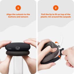 Beschermhoes Hoofdtelefoon voor Airpods Max - Duurzame Siliconen Bumper — thumbnail 2
