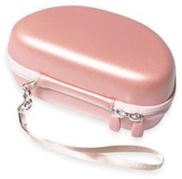 Beschermhoes voor Draadloze On-Ear Hoofdtelefoons - Afneembare Polsband, Compact Formaat, Roségoud — thumbnail 5
