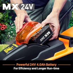 Accu Grasmaaier 24V met 32cm Maaibreedte en 150m² Maaicapaciteit — thumbnail 4