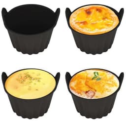 Siliconen Muffinvorm en Poached Egg Mould - Set van 4 voor heteluchtfriteuse — thumbnail 1