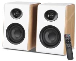 2.0 Actieve Plankluidspreker met 4 Inch Woofer, Bluetooth 5.3, HDMI ARC, en Optische Aansluiting