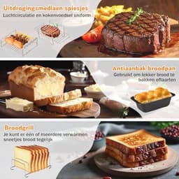 Airfryer Accessoires voor 7.6L-9.5L Heteluchtfriteuses - Silicone Vorm — thumbnail 4
