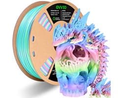 Veelkleurig Regenboog PLA Filament 1,75 mm voor 3D-printers - Kleurveranderend Gloeidraad voor Creatieve Projecten