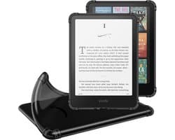 Zwarte Ultra Dunne Transparante TPU Hoes voor 7" Kindle Paperwhite en Kindle Coloursoft Signature Edition