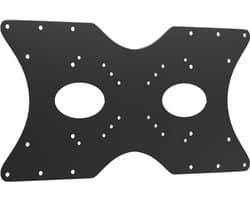 IMtKotW VESA-adapter voor 32-55 inch televisie tv-adapterplaat, compatibel met VESA van 50 x 50 mm tot 400 x 200 mm, tot 30 kg, zwart