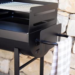 Houtskoolgrill met dubbele grill voor optimaal grillplezier — thumbnail 5