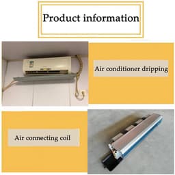 Universele Airco Druppelbak met Afvoerslang voor Split Airconditioners Binnen en Buiten - 91x24 cm — thumbnail 4