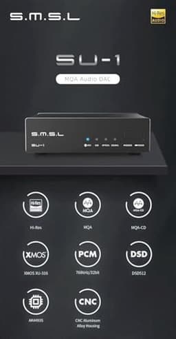 Hi-Res Audio Decoder met DSD512 en 768kHz - 32Bit DAC — thumbnail 4