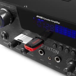 Stereo set - Fenton Bluetooth karaoke stereo set met versterker en speakers - 600W — thumbnail 4