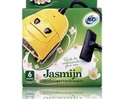stofzuiger luchtverfrisser set van 6 - jasmijn - geurparels