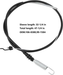 tractiecontrolkabel 32-1/4" - 47-1/4" lengte - Z-bocht structuur - geschikt voor Toro Super Recycler - ShopVlot — thumbnail 3