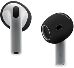Vervangende Oordopjes Geschikt voor AirPods 4 - Vervanging Tips - Siliconen Dopjes Zwart — thumbnail 1