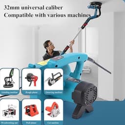 Industriële Stofzuiger - Bouwstofzuiger Werkplaats - Efficiënt Reinigen - Afstandsbediening 10m - 4800W - Grijs — thumbnail 3