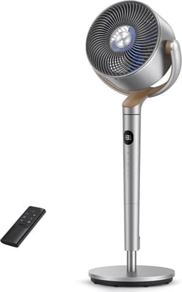 Zuilventilator - Luchtcirculator - Comfort verhogen - Stille werking 23dB - 102cm hoogte - Zilver — thumbnail 1