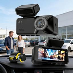 Dashcam - Autocamera - Veilige Ritten - Nachtzicht Registratie - 3.2 Inch Scherm - Zwart — thumbnail 2