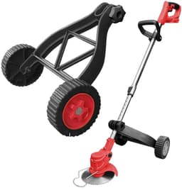 SnelShoppen - Graszager met Verstelbare Steun voor Grastrimmer met Wielen, Ondersteuningswiel voor Grasmaaier, Elektrische Borstelsnijder Accessoires — thumbnail 1