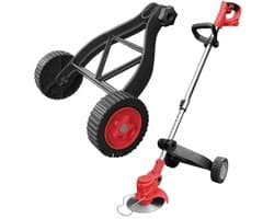 SnelShoppen - Graszager met Verstelbare Steun voor Grastrimmer met Wielen, Ondersteuningswiel voor Grasmaaier, Elektrische Borstelsnijder Accessoires
