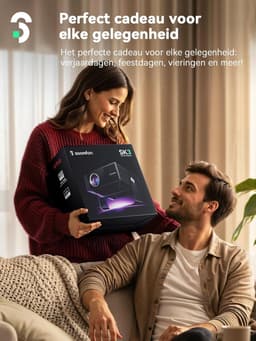 Smart Beamer Full HD 1080p met Netflix – 500 ISO Lumen – Autofocus – 4K Ondersteuning – WiFi en Bluetooth — thumbnail 2