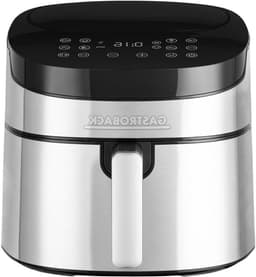 Heteluchtfriteuse XXL - Airfryer Pro - Gezond Frituren - 8 Programma's - 65 Liter - Zilver Zwart — thumbnail 1