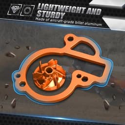Waterkoeler Kit - Motor Koeling - Motor Optimalisatie - Grotere Waaierschoepen - 10-15 Graden Lager - Aluminium — thumbnail 4