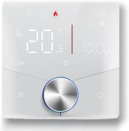 Slimme Thermostaat - Verwarming Regelaar - Energie Besparen - App & Spraakbesturing - 8.8 cm - Wit — thumbnail 1