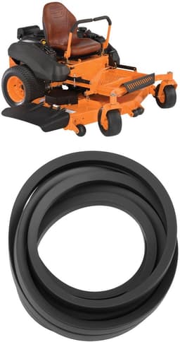 Dailygoods- V-riem 5/8''x152'' - Compatibel met Scag/Husqvarna - Duurzaam materiaal - Slijtvast - Stabiliteit - Verbeterde werking - Grasmaaierriem — thumbnail 4