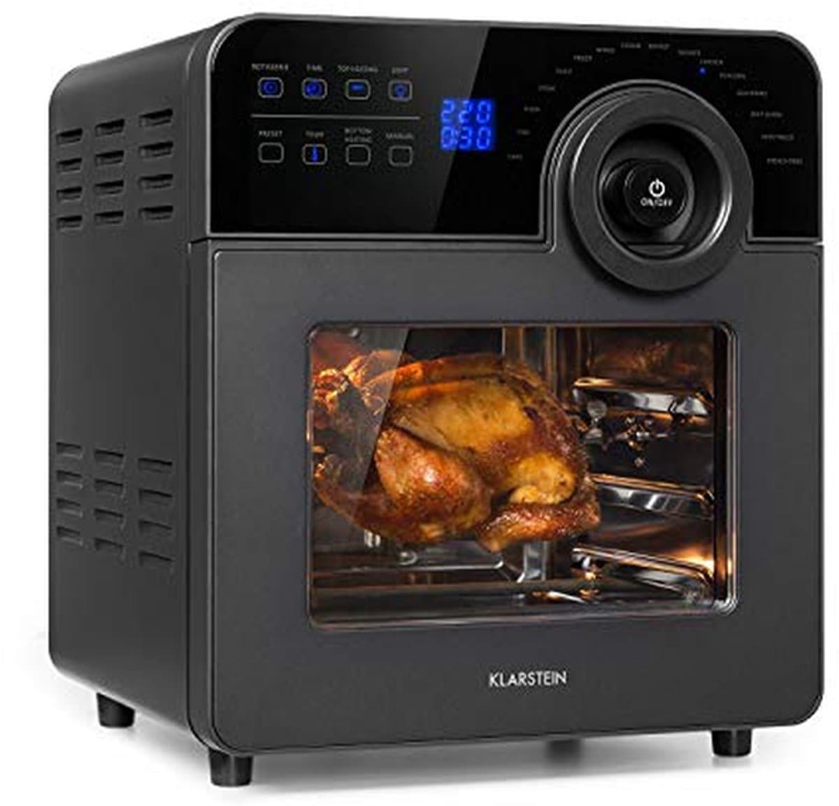 Heteluchtfriteuse Oven - Airfryer Keuken - Gezond Koken - DuoHeating Technologie - 14 Liter Capaciteit - Zwart — afbeelding 1