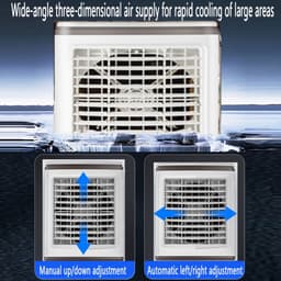 Grote Luchtkoeler - Verdampingskoeler Ventilator - Ruimte Koelen - Multifunctioneel 3-in-1 - 30L Reservoir - Wit — thumbnail 4