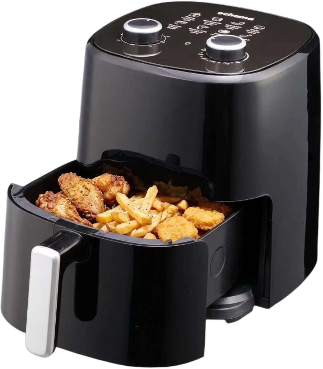 Airfryer 3,2L – Heteluchtfriteuse 1250W – Instelbare Tijd & Temperatuur – Antiaanbaklaag — afbeelding 1