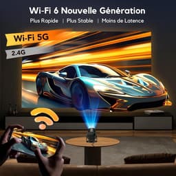 Videoprojector - Mini Projector - WiFi 6 en Bluetooth 5.4 - 1080P Ondersteuning - Voor Thuisbioscoop — thumbnail 3
