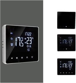 Slimme Thermostaat - Temperatuurregelaar - Verwarming Bediening - App Bediening - 86x86x10 mm - Zwart — thumbnail 4
