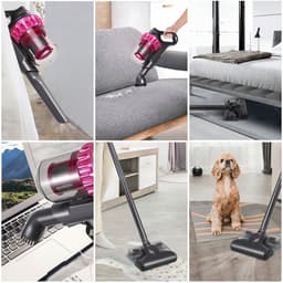 Draadloze 5-in-1 Stofzuiger – 10000Pa, 3 Standen – Nat & Droog – Hand-/Steelstofzuiger met UV Anti-mijt – Lichtgewicht, Stil — thumbnail 5