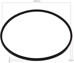Dailygoods- Grasmaaier Riem 13 mm - Rubber - Compatibel met Mountfield/Stiga - Binnendiameter 330 mm - Dikte 8 mm - Slijtvast. - Aandrijfsriem — thumbnail 5