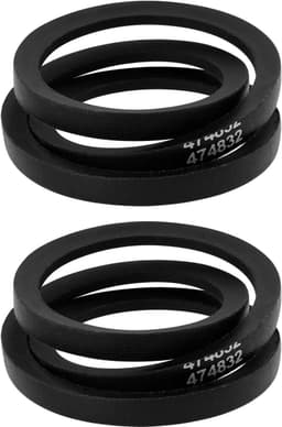 SnelShoppen - 2 Stuks V-snaar voor Grasmaaier 825mm Vervangingsonderdeel 474832 Geschikt voor Highline 513PA en 523 SP en SPA — thumbnail 1
