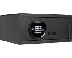 Rottner Laptopkluis Aurora Lap - Elektronisch slot - Mastercode en Gastcode - Noodopening met sleutel - Antraciet - Geschikt tot 15 inch laptop - 20x43x37 cm