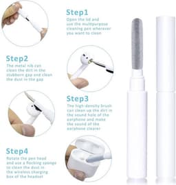 Knaak Oordopjes Schoonmaak Set - 3 in 1 Pen - Bluetooth Oordopjes - Set geschikt voor Airpods — thumbnail 2