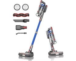 Steelstofzuiger - Zonder Zak - Blauw - Accu - 36KPA - Handstofzuiger - Deluxe