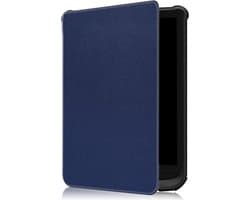 Universele E-Reader Hoes Geschikt voor PocketBook | Book Case Geschikt voor o.a. Touch Lux 5, Lux 4 en Touch HD 3 | Beschermhoes met Sleep/Wake Functie | Blauw