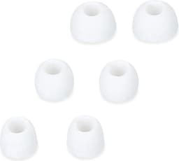 CHPN - Covers geschikt voor Airpods Pro - Wit - 6 stuks - 3 maten - Witte hoesjes voor AirPods pro - 3 verschillende - Universeel — thumbnail 3