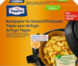 Toppits Airfryer Papier 20 cm - 7 x 20 stuks - Voordeelverpakking — thumbnail 3