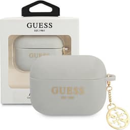 Guess Charms Silicone Case voor Apple Airpods Pro 1 (1e generatie) - Grijs — thumbnail 5