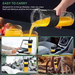 Multifunctionele Keukenmachine 3-In-1 - 700W - 1.2 liter - Makkelijk Schoon Te Maken - Compact - Juicer - Maler - Blender - Hakmolen - Smoothie - Mixer — thumbnail 2