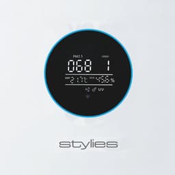 STYLIES ALPHA Luchtreiniger – 80 m² – 600 m³/u – 45 dB – 4 Snelheden – Met Luchtbevochtigingsfunctie – Timer – Display – 68 W – Wit — thumbnail 3