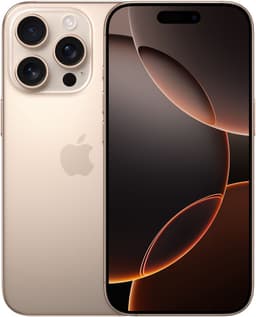 Apple iPhone 16 Pro 16 cm (6.3") Dual SIM iOS 18 5G USB Type-C 128 GB Zand — thumbnail 1