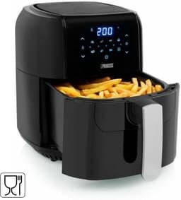 Princess 01.183029.01.650 friteuse Enkel 5,5 l Vrijstaand 1400 W Heteluchtfriteuse Zwart — thumbnail 1